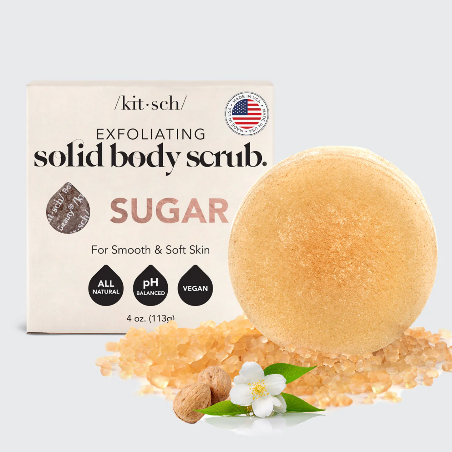 Kitsch Exfoliating Sugar Body Scrub Bar