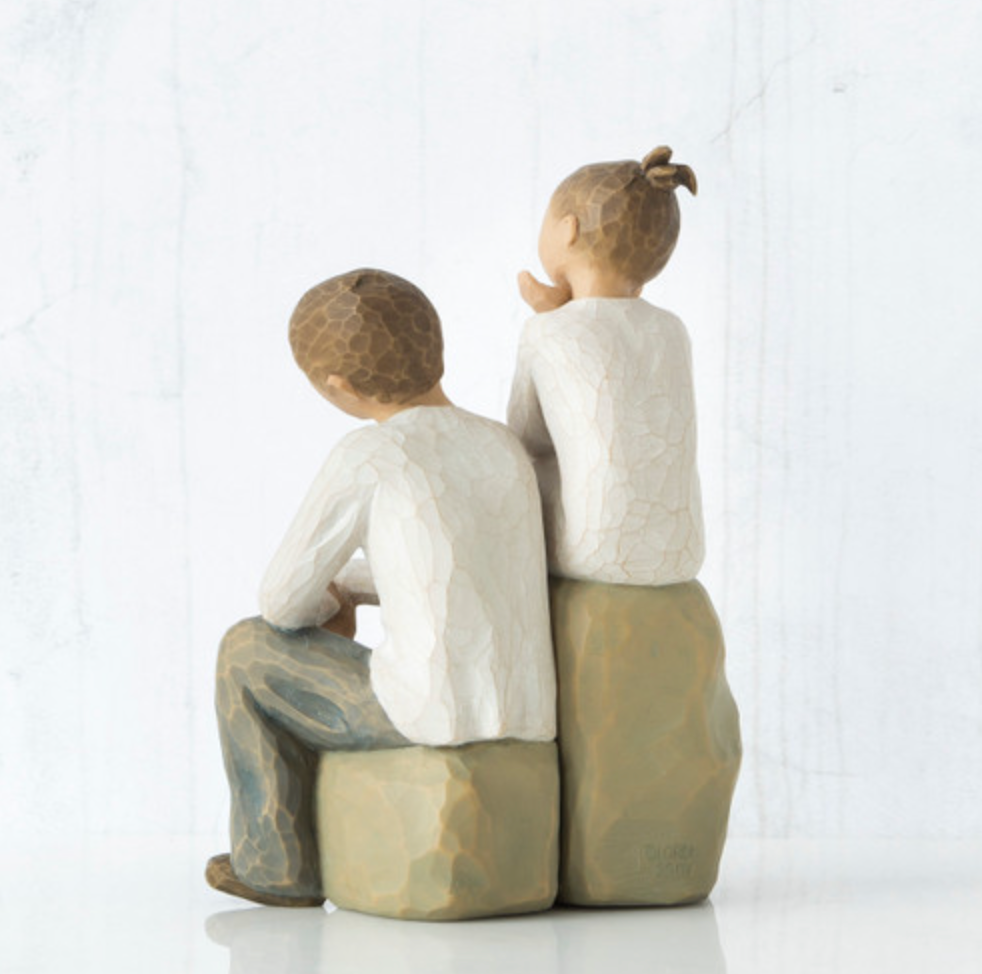 Brother & Sister Figurine