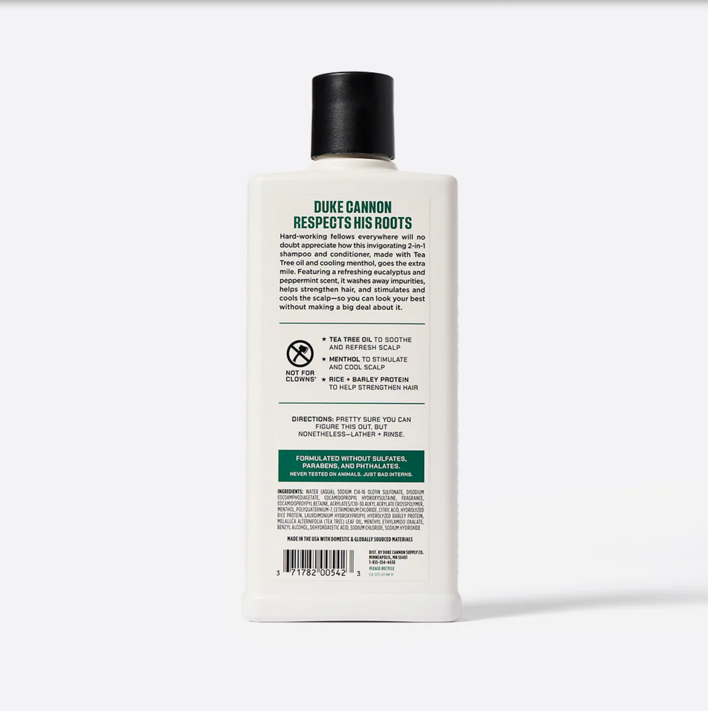 Duke Cannon Tea Tree Hair Wash