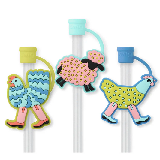 Swig Funky Chickens Straw Set