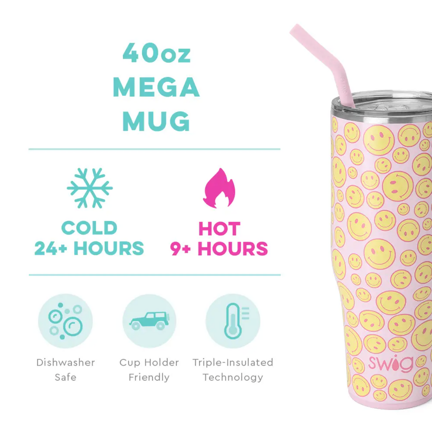 Swig Oh Happy Day Mega Mug