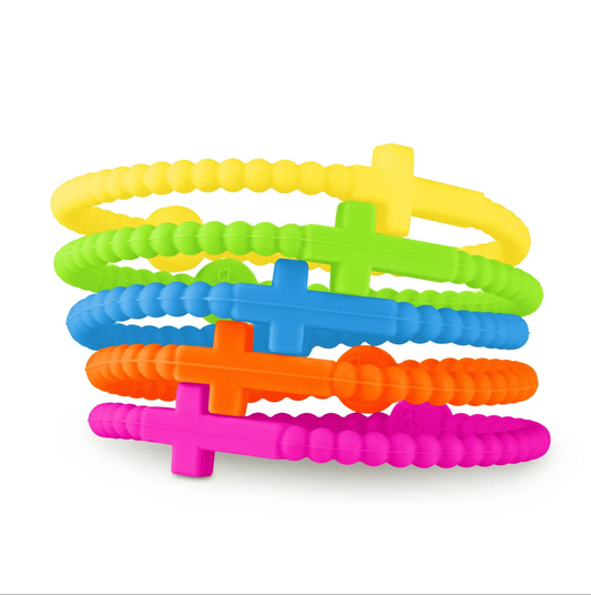 Neon Jesus Bracelets (Five Pack) *Multiple Sizes Available*