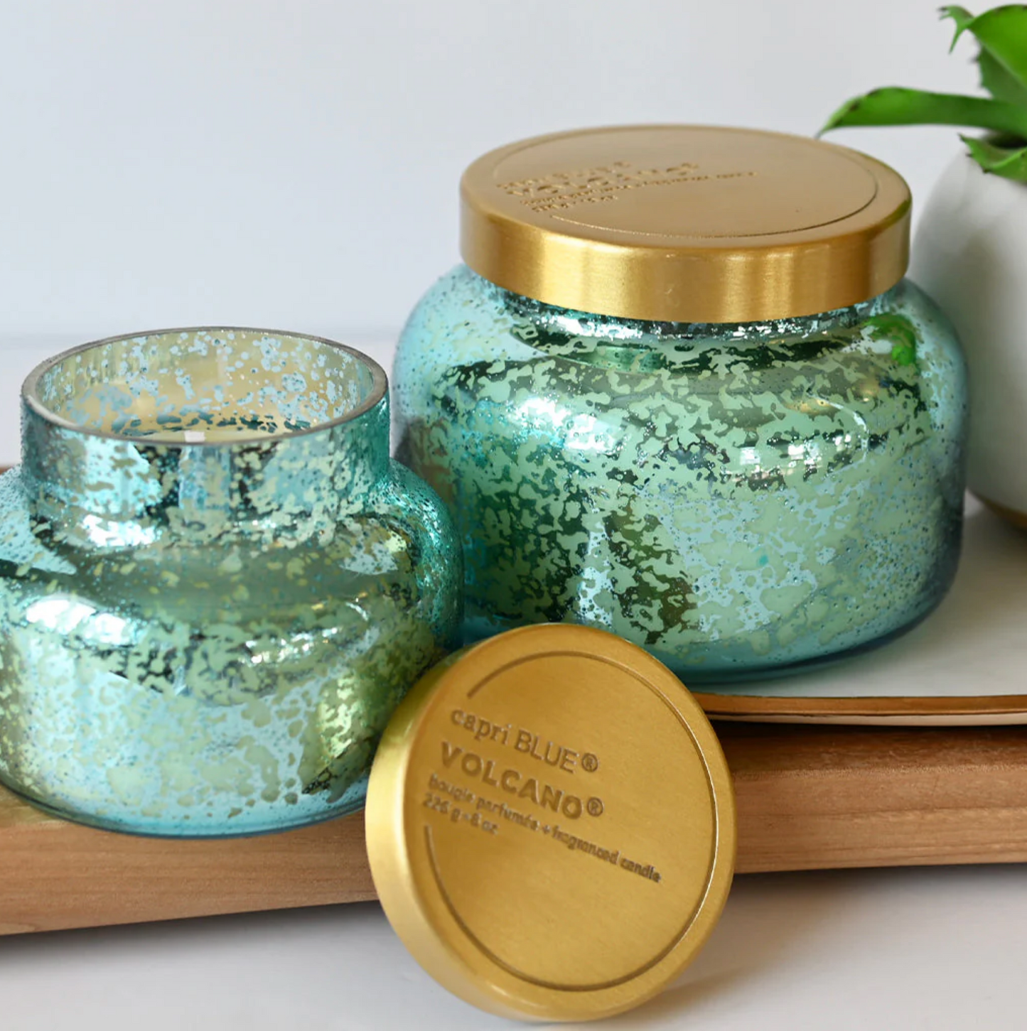 Capri Blue Volcano Aqua Opaline Signature Candle *Multiple Sizes Available*