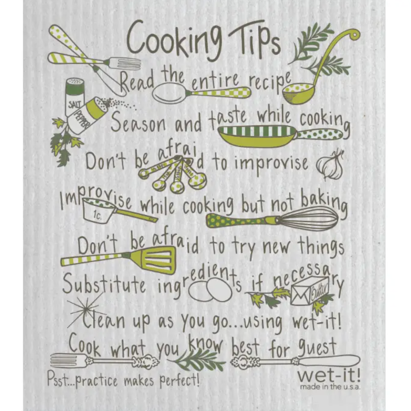 Cooking Tips Wet-It