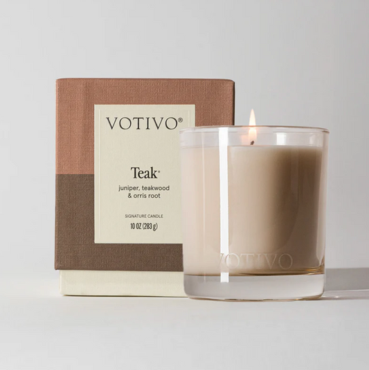 Votivo Teak Signature Candle