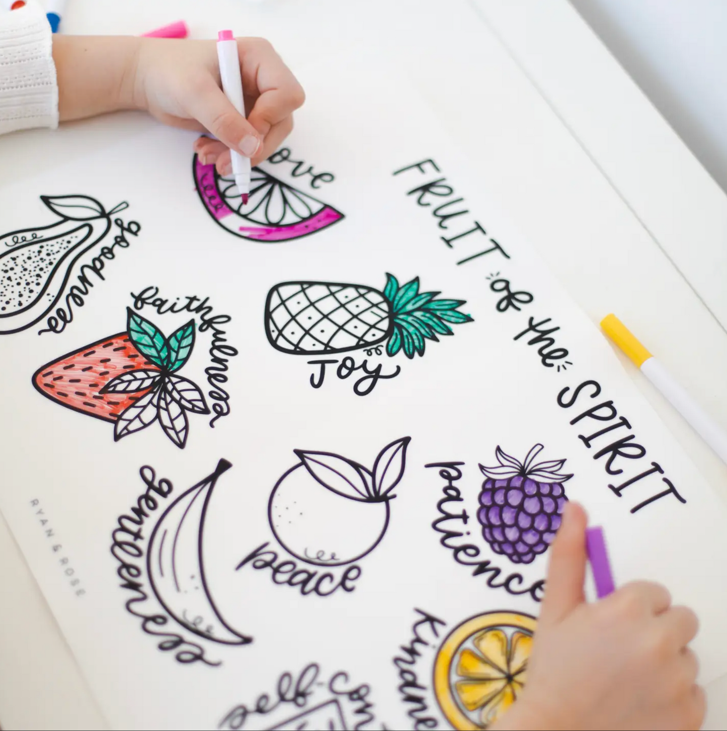 Christian Coloring Mats