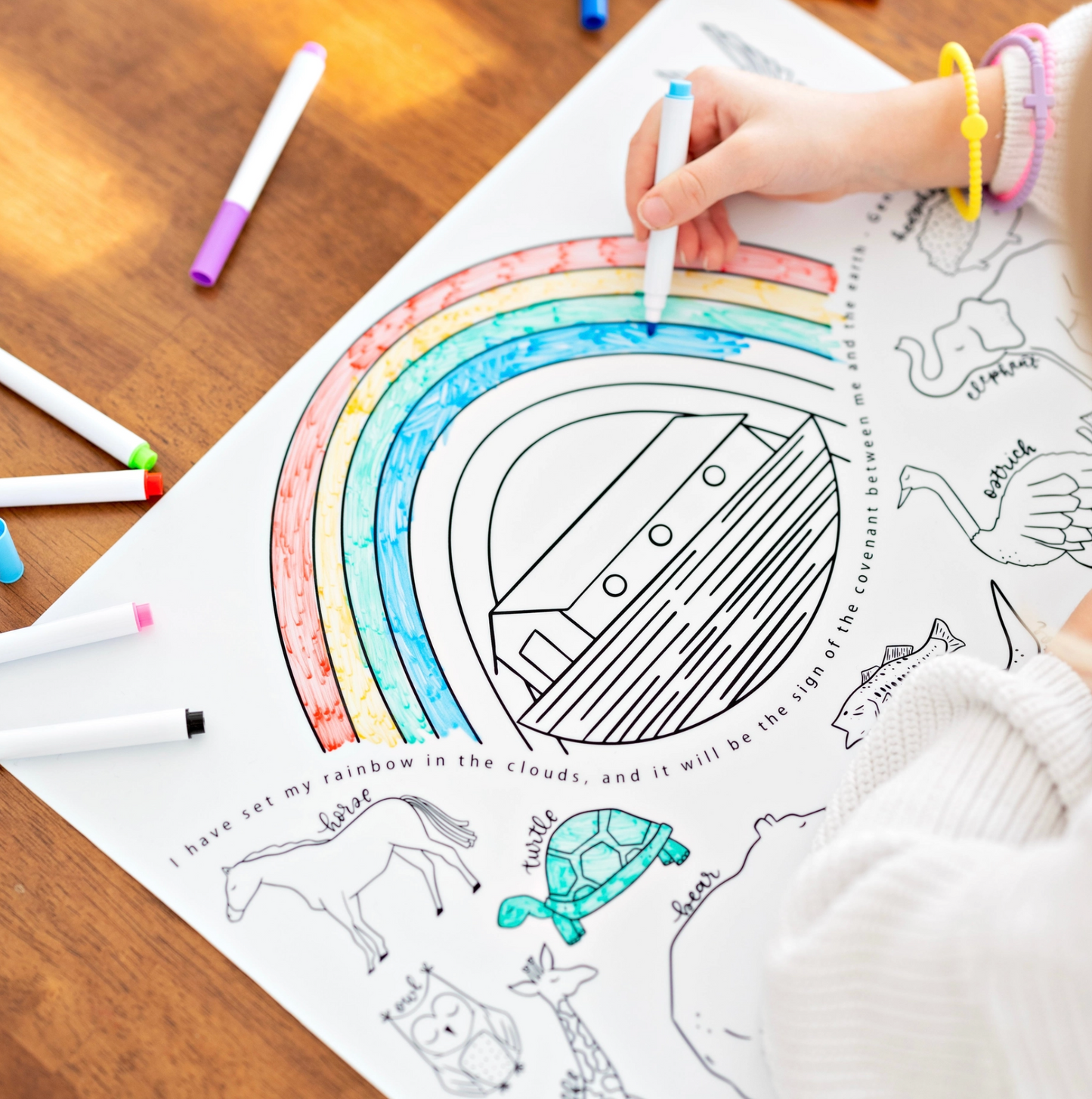 Christian Coloring Mats