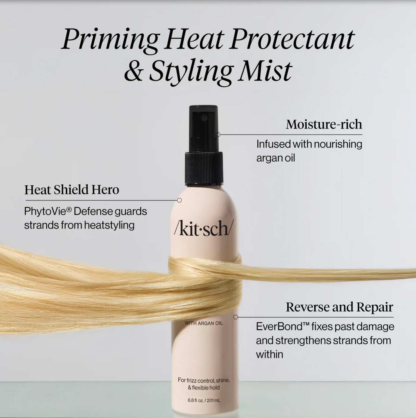 Kitsch Argan Oil Heat Protectant & Styling Spray