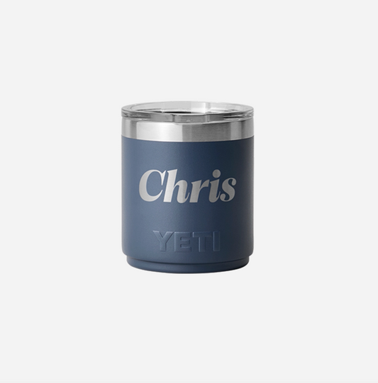Yeti Rambler 10oz Lowball 2.0 with Magslider Lid *Personalization & Multiple Colors Available*