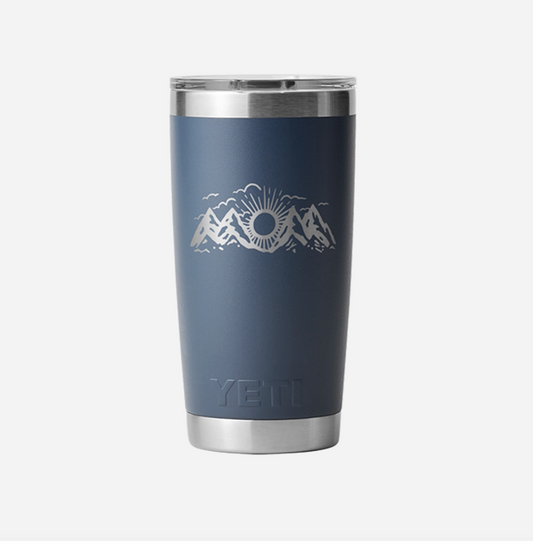 Yeti Rambler 20oz Tumbler with Magslider Lid *Personalization & Multiple Colors Available*