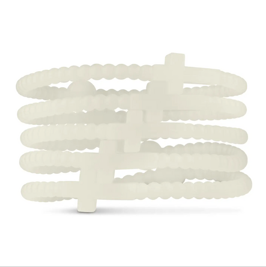 Glow in the Dark Jesus Bracelets (Five Pack)